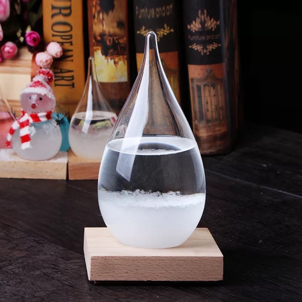 Modern Ambient Light with Wooden Base for Home Décor