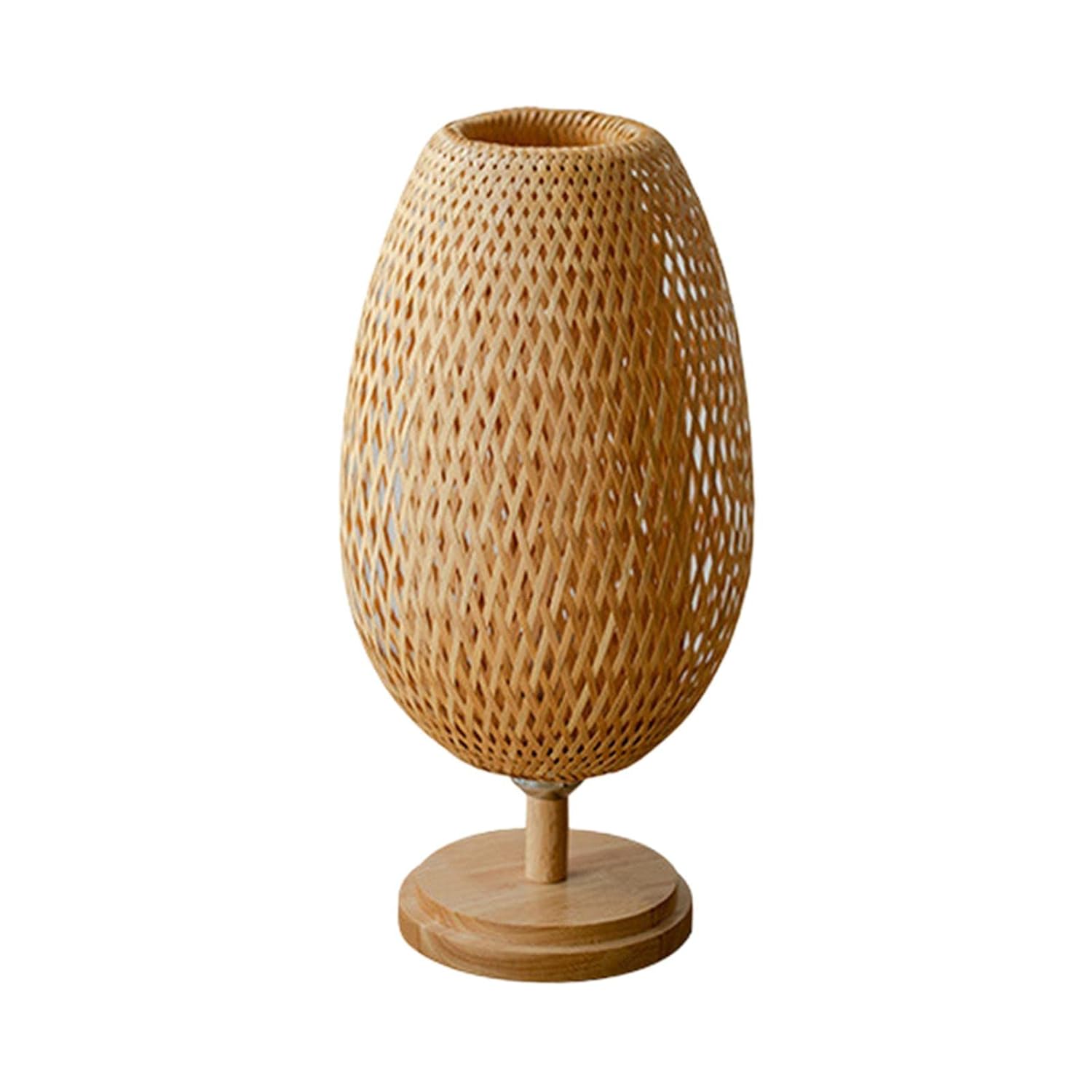 Natural Rattan Shade Accent Lighting for Home