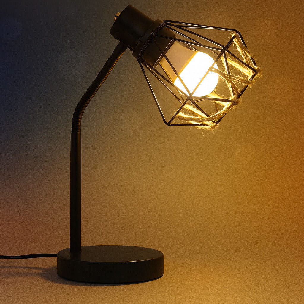 Modern Black Table Lamp for Home & Office