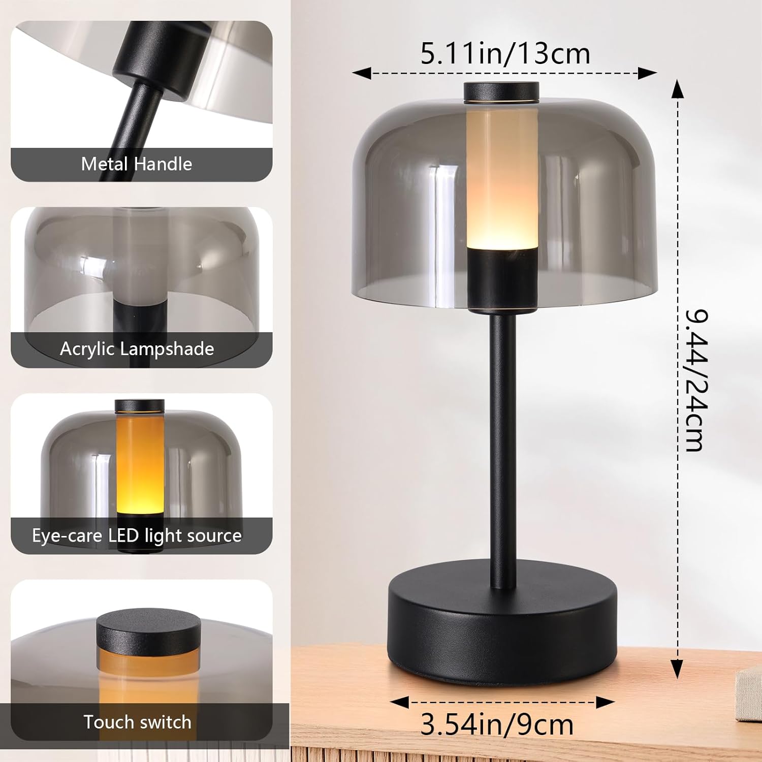 Minimalist Ambient Light for Bedside & Desk