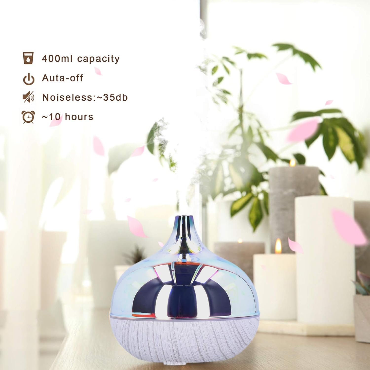 Ultrasonic Essential Oil Humidifier Lamp