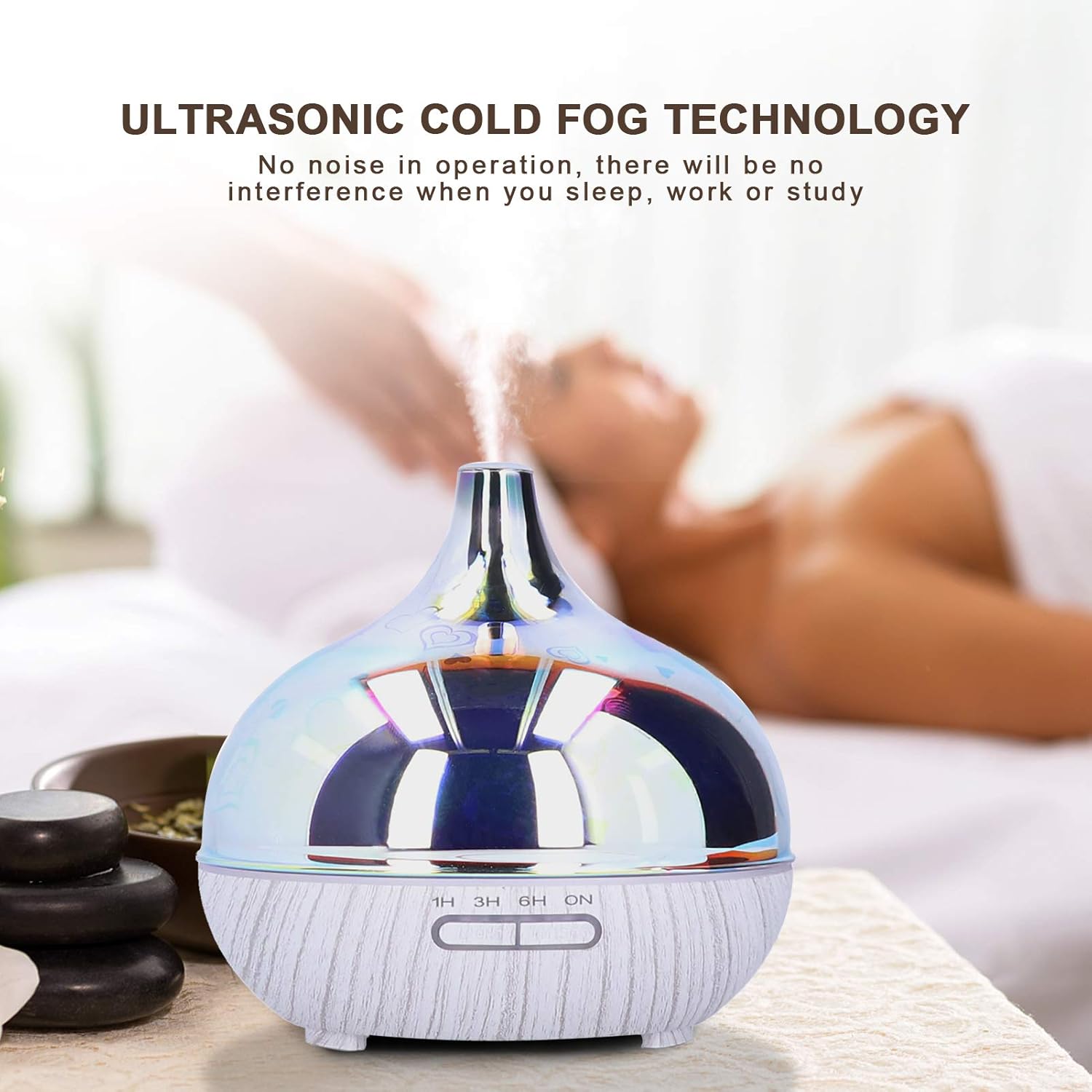Ultrasonic Essential Oil Humidifier Lamp