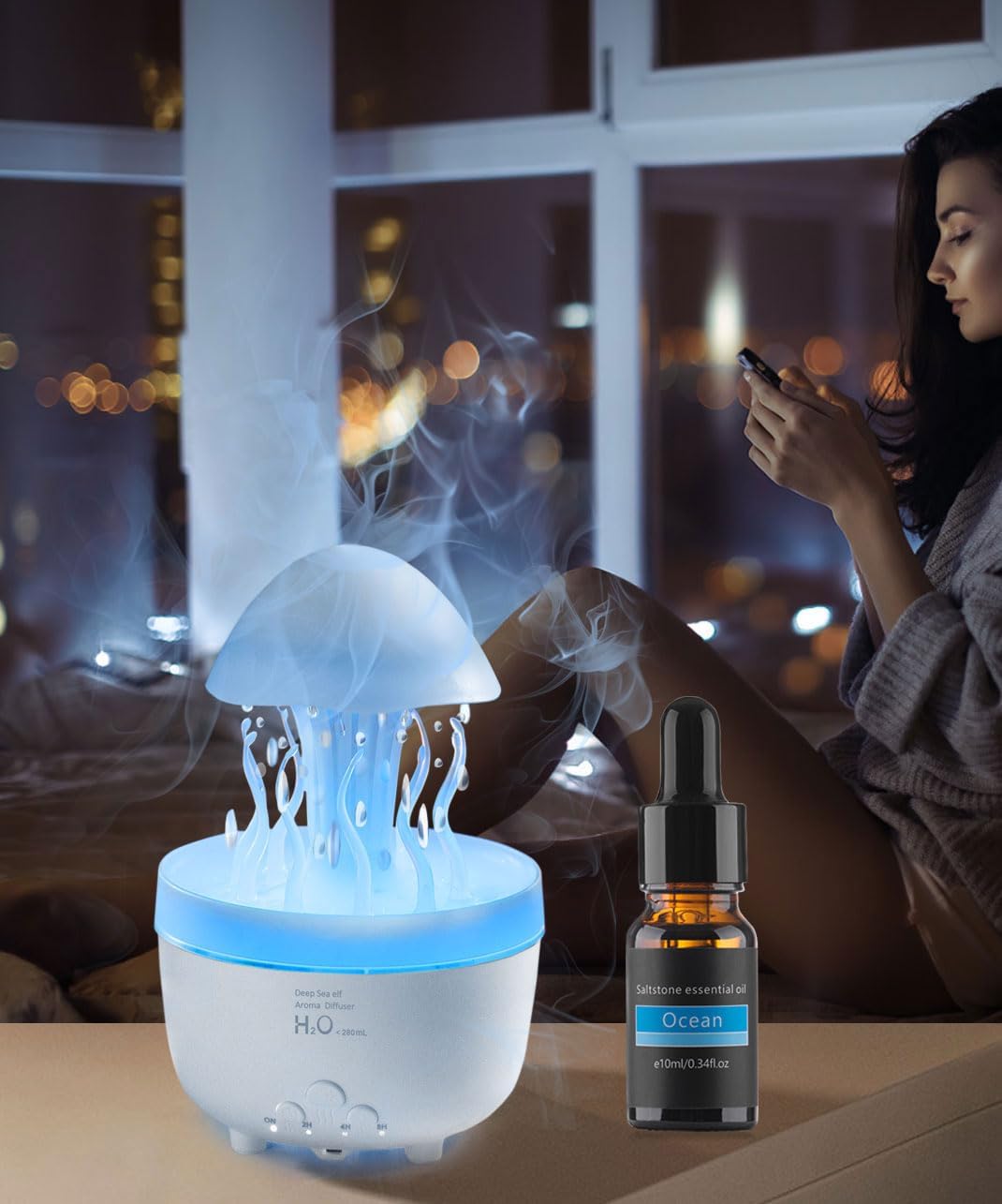 Ultrasonic Humidifier with LED Light