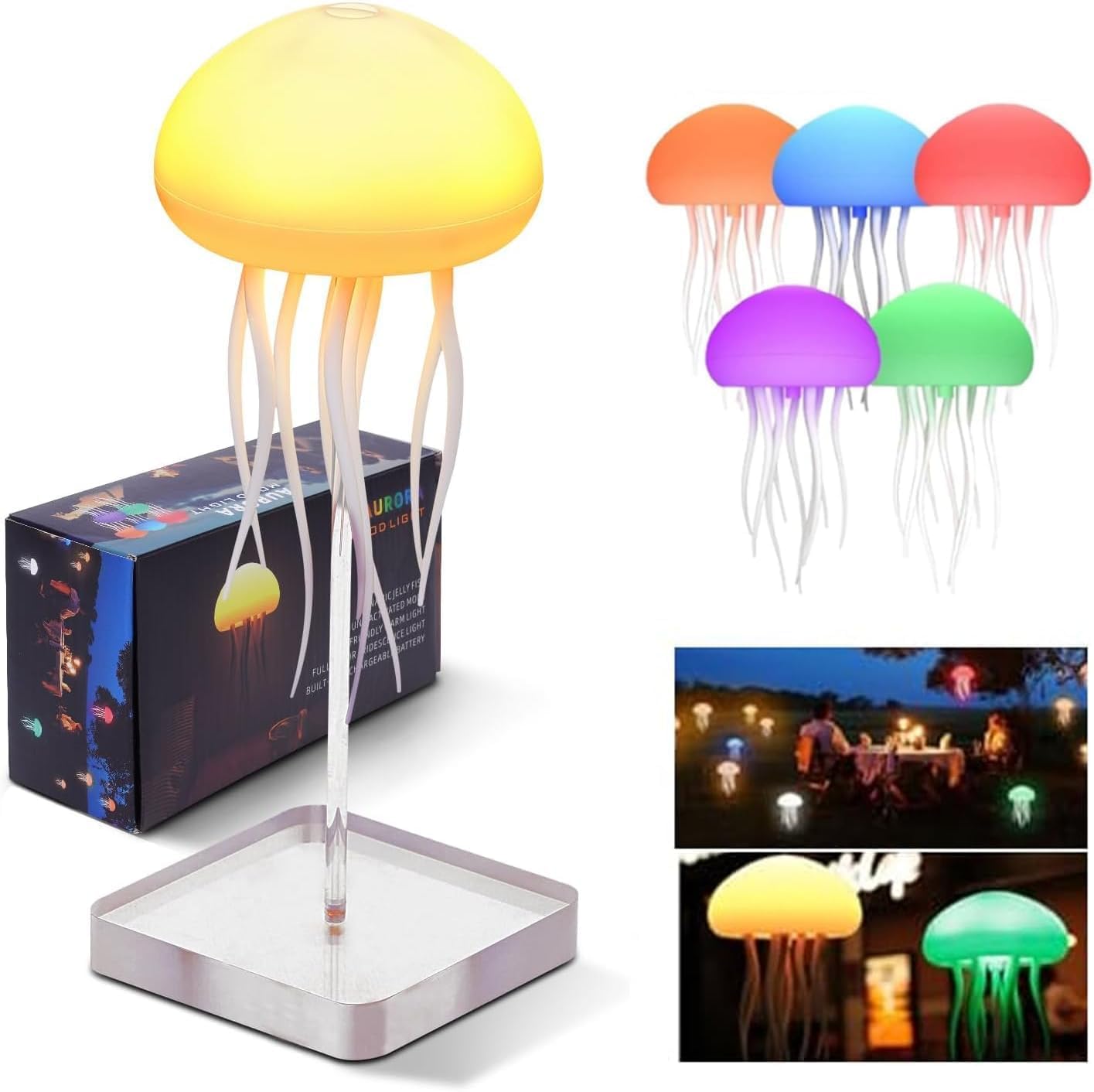 Color Changing Ambient Night Light for Home & Bedroom Décor