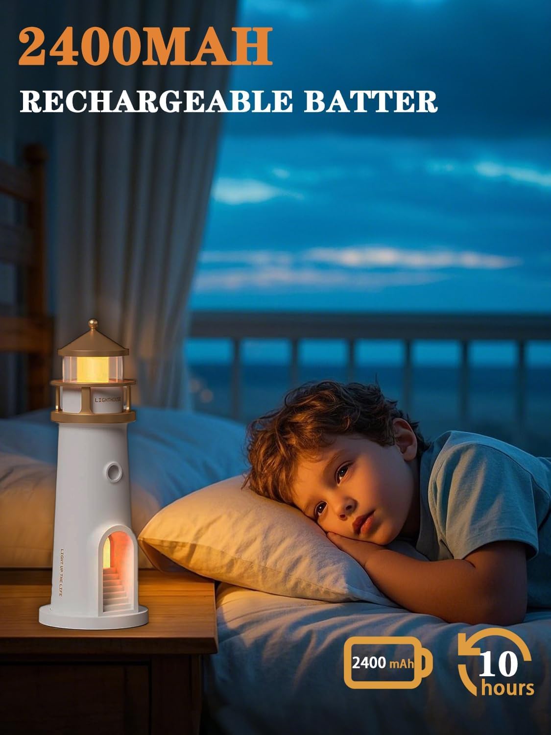 Coastal Style Ambient Night Light for Home Décor