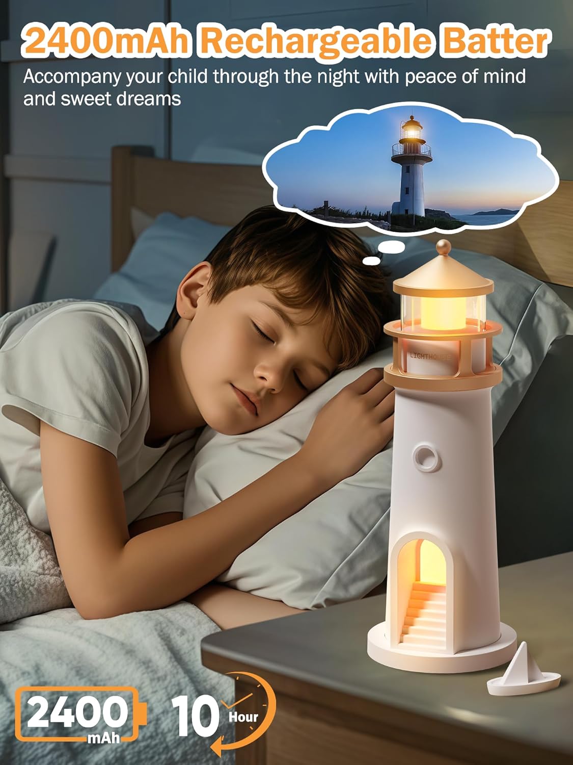 Coastal Style Ambient Night Light for Home Décor