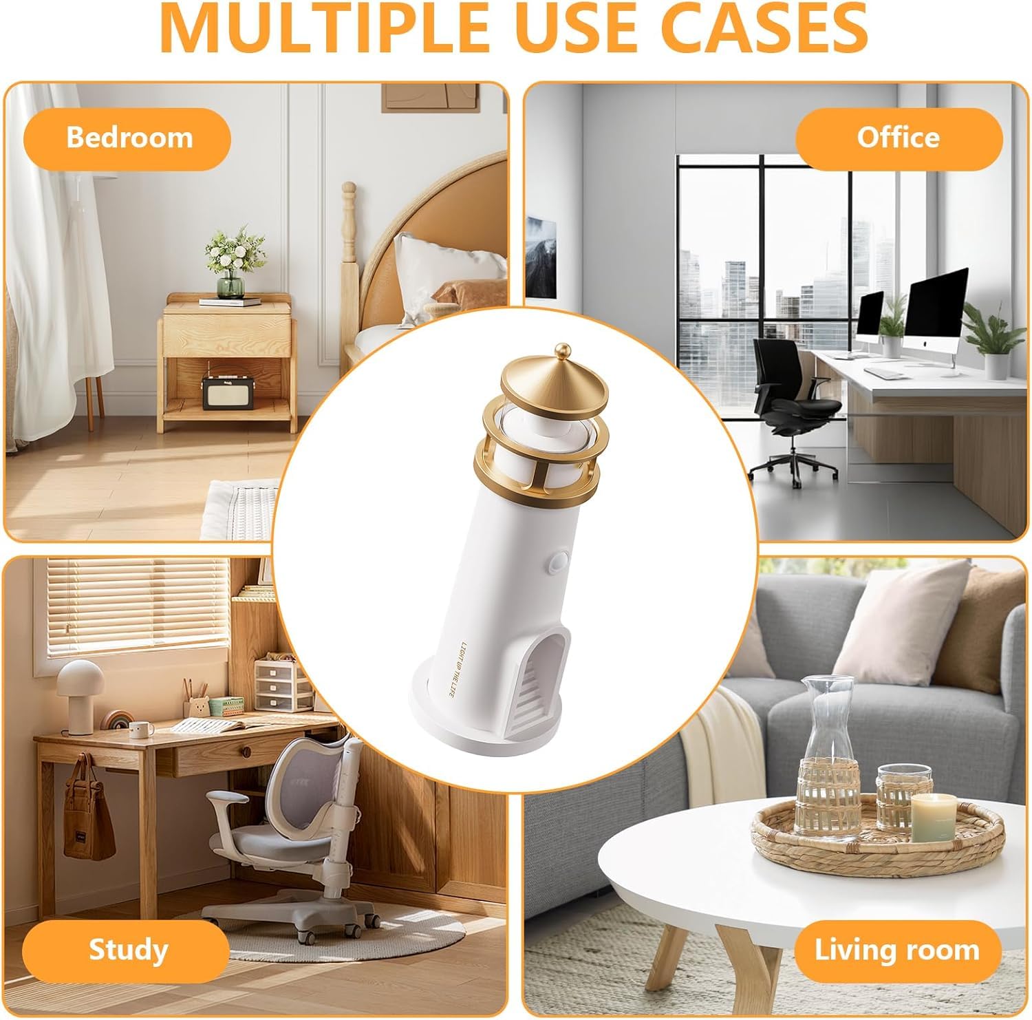 Coastal Style Ambient Night Light for Home Décor