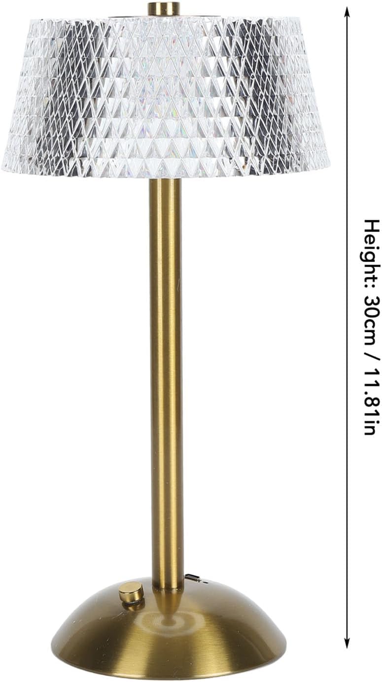 Elegant Gold Accent Bedside & Living Room Light