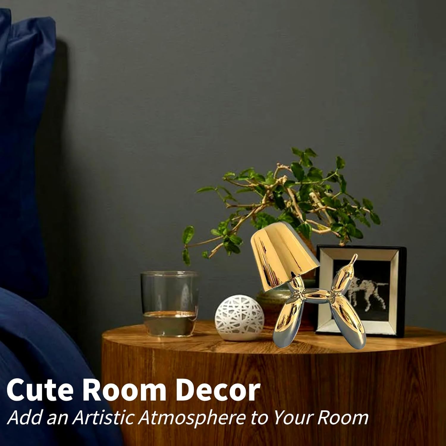 Artistic Gold Accent LED Light for Modern Décor