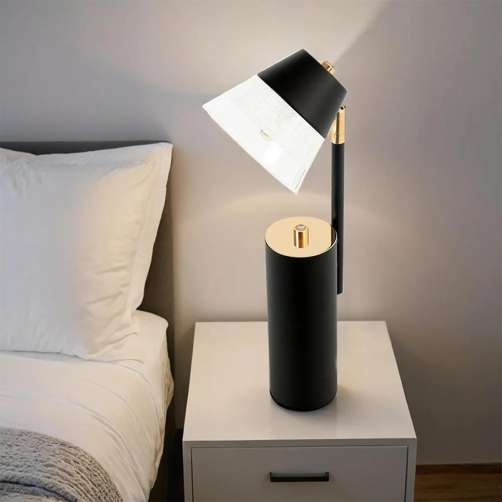 Minimalist Black Desk & Bedside Light