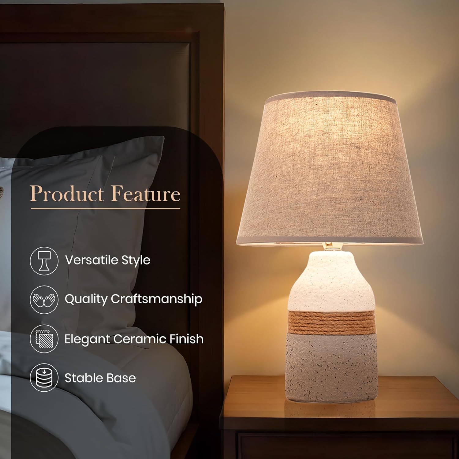 Minimalist Bedside & Living Room Light