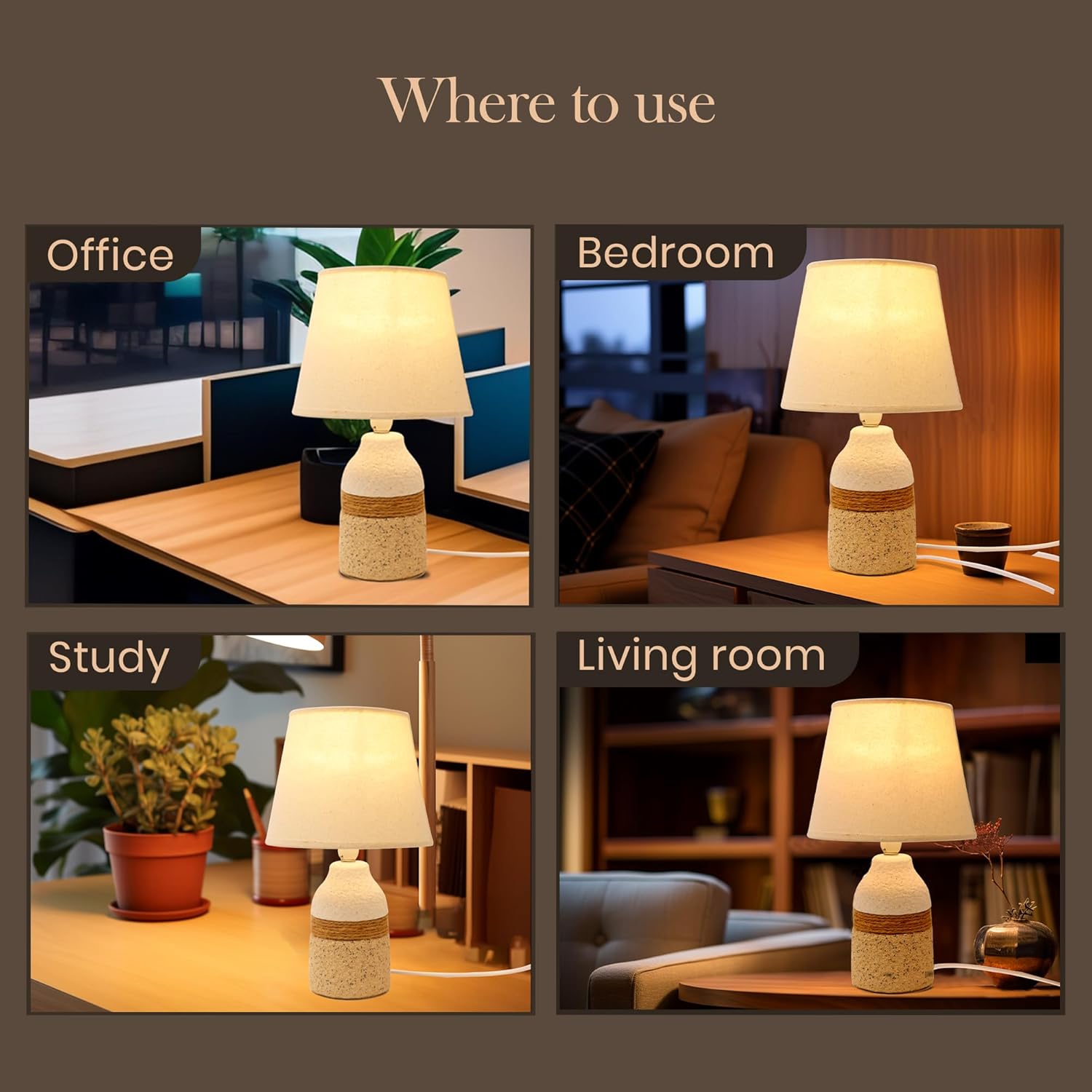 Minimalist Bedside & Living Room Light