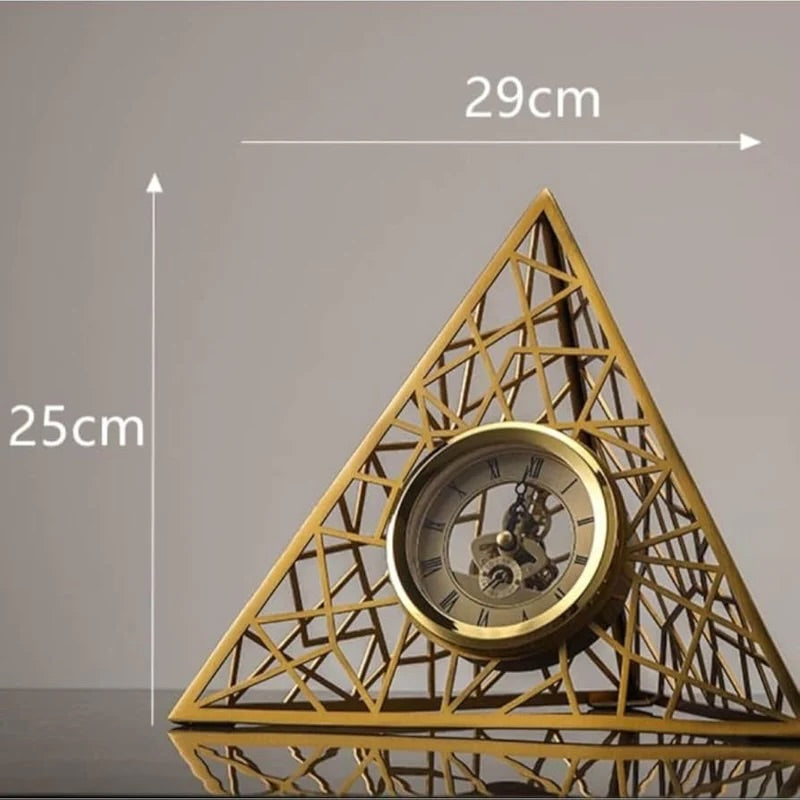 Luxury Gold Metal Desk & Home Décor Clock