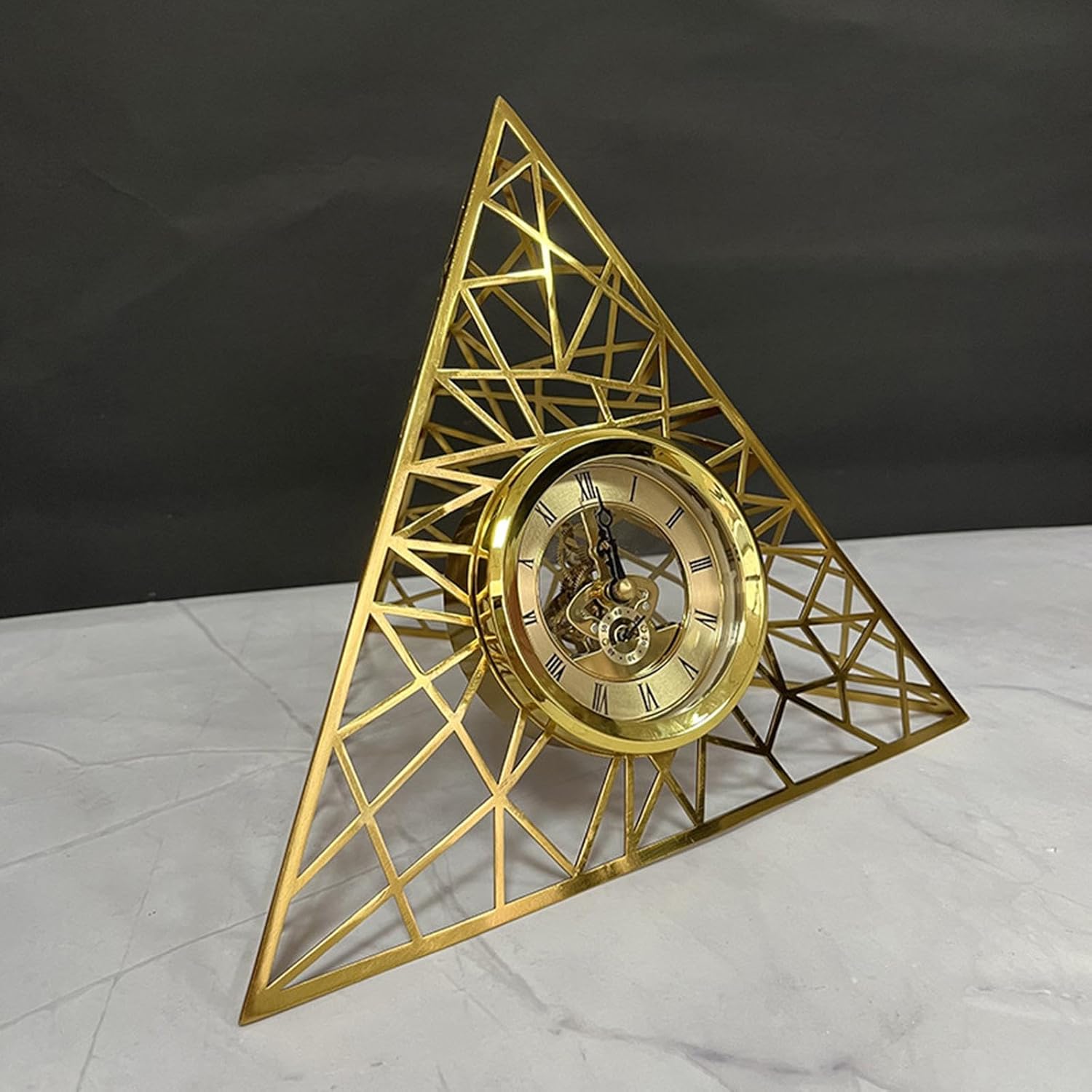 Luxury Gold Metal Desk & Home Décor Clock