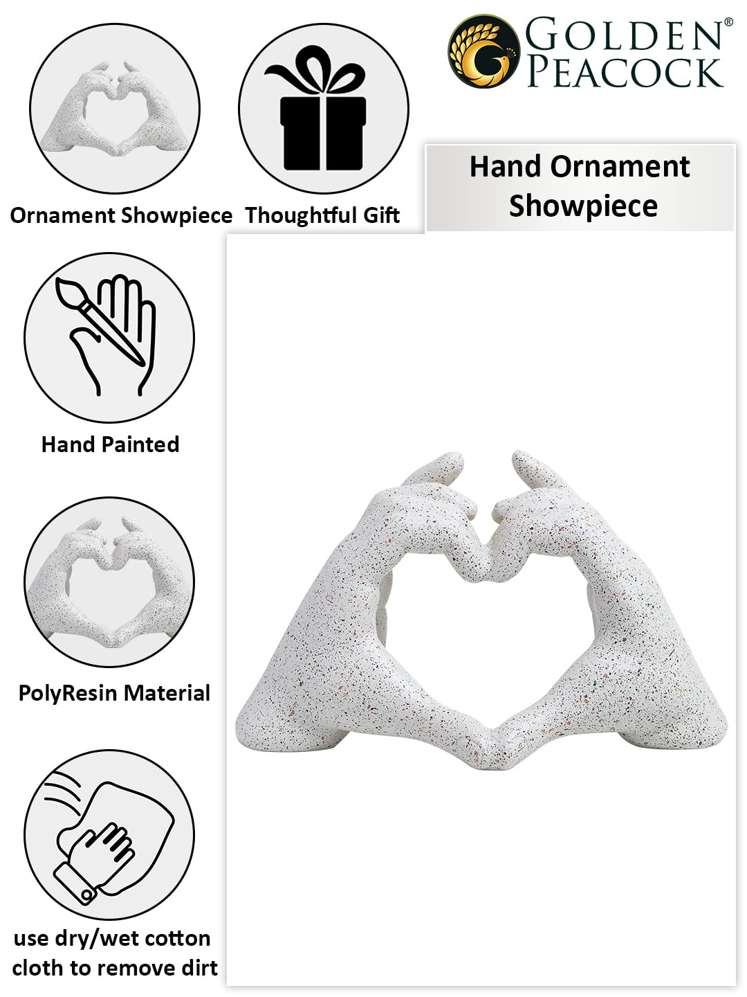 Modern Love Art Décor Figurine for Home & Gifting